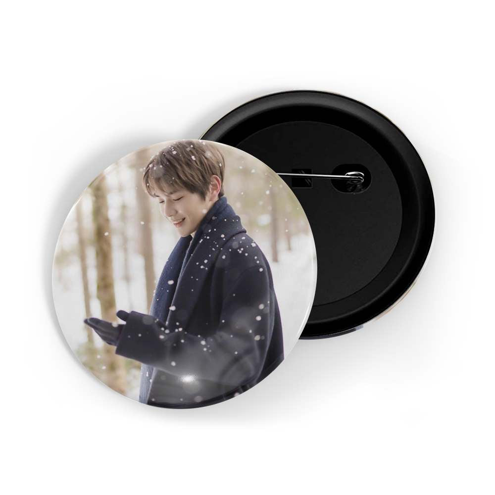 dhcrafts Round Pin Badges Blue Color The Best Charity Is That Given In Ramadan Glossy Finish Design Pack of 1 (58mm) (58mm)