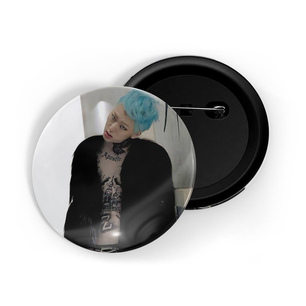 dhcrafts Round Pin Badges grey Color a dream without a deadline is a fantasy Glossy Finish Design Pack of 1 (58mm) (58mm)