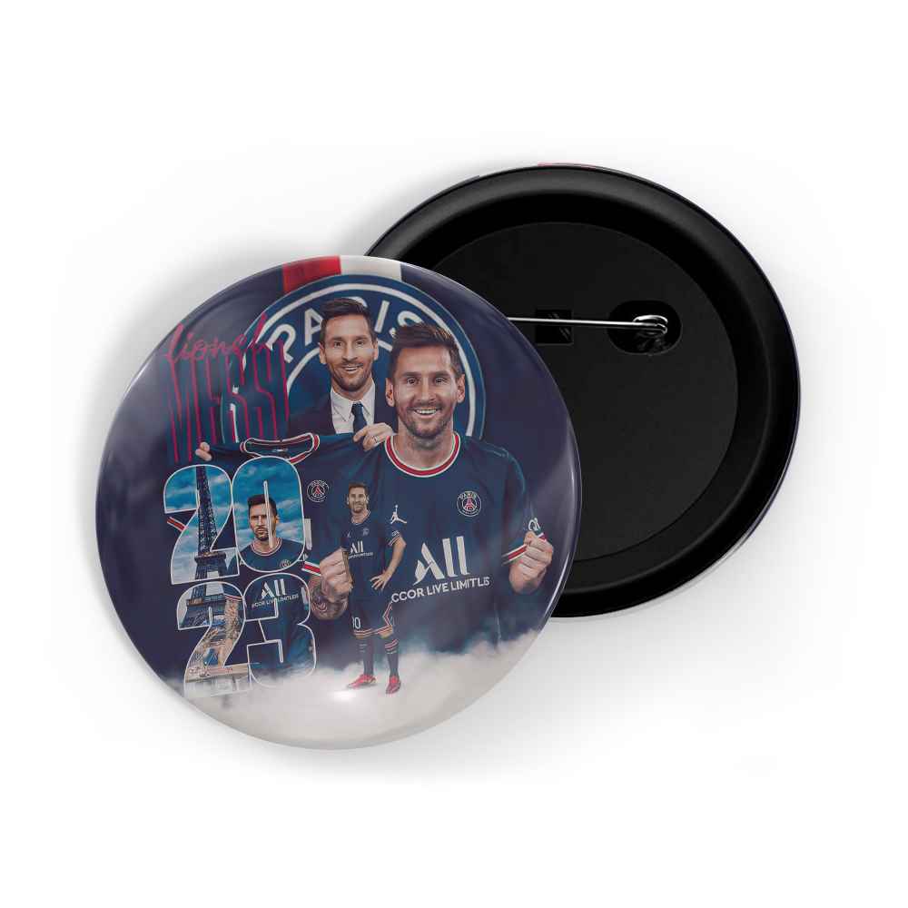 dhcrafts Round Pin Badges Black Color Dream Glossy Finish Design Pack of 1 (58mm) (58mm)