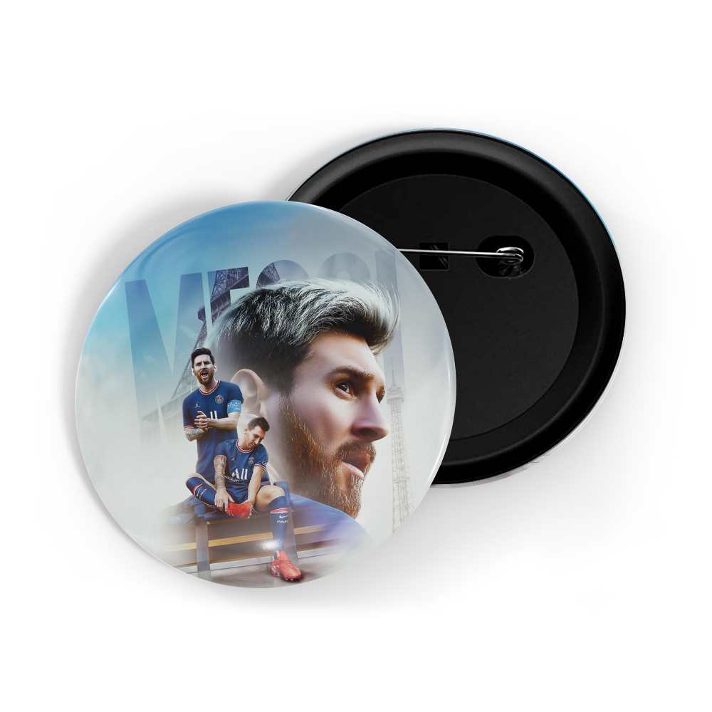 dhcrafts Round Pin Badges Black Color Live The Life You Have Imagined Glossy Finish Design Pack of 1 (58mm) (58mm)