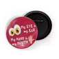 dhcrafts Round Pin Badges Purple Color Friends Become The Chosen Family Glossy Finish Design Pack of 1 (58mm) (58mm)