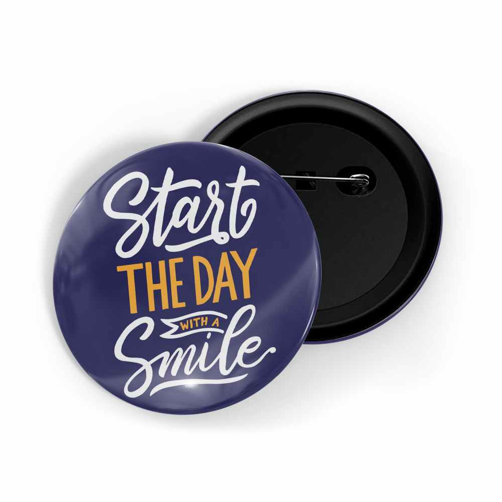 dhcrafts Round Pin Badges Purple Color Don't Stand In Your Own Way Glossy Finish Design Pack of 1 (58mm) (58mm)
