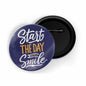 dhcrafts Round Pin Badges Purple Color Don't Stand In Your Own Way Glossy Finish Design Pack of 1 (58mm) (58mm)