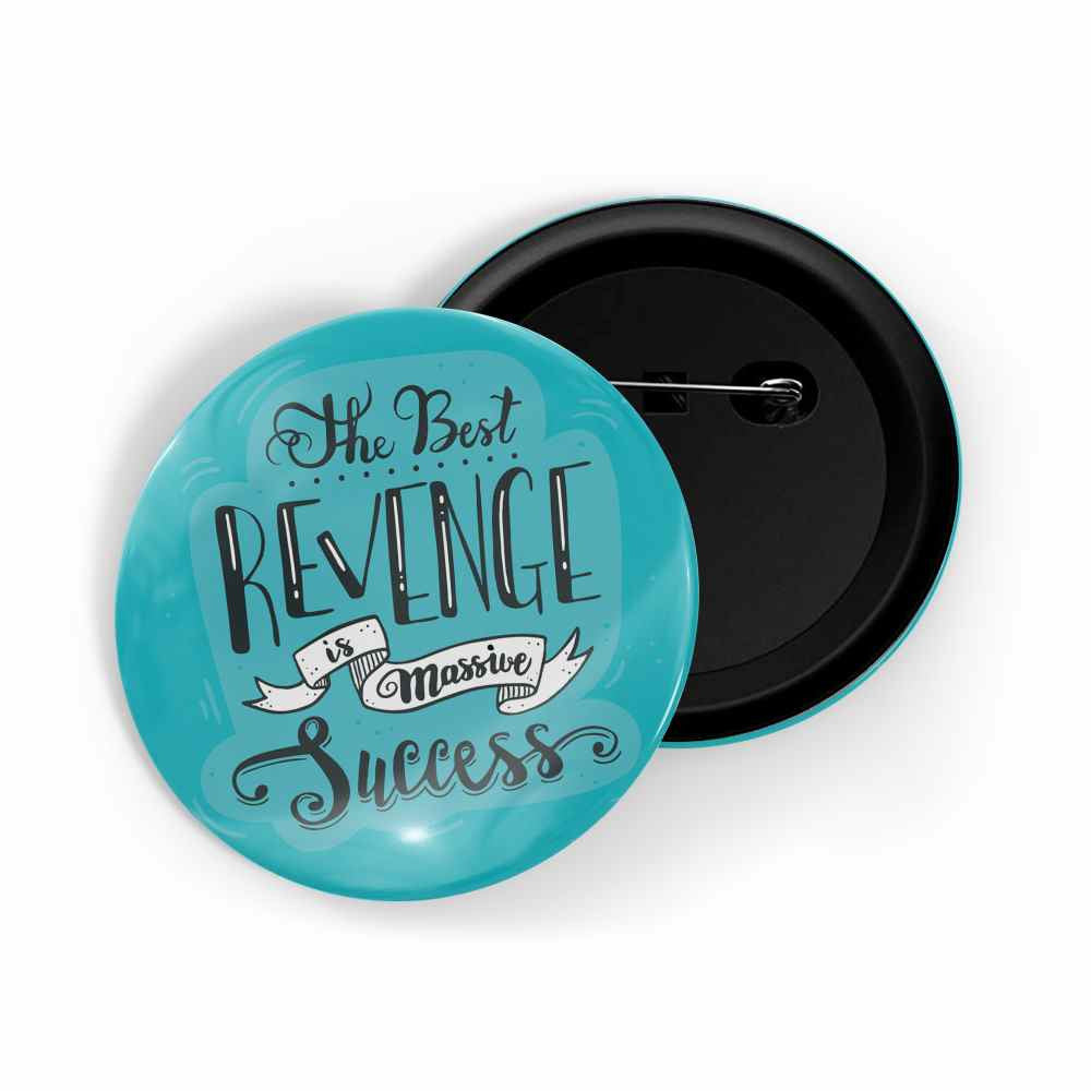 dhcrafts Round Pin Badges Black Color The Best Way To Predict Future Is To Create It Glossy Finish Design Pack of 1 (58mm) (58mm)