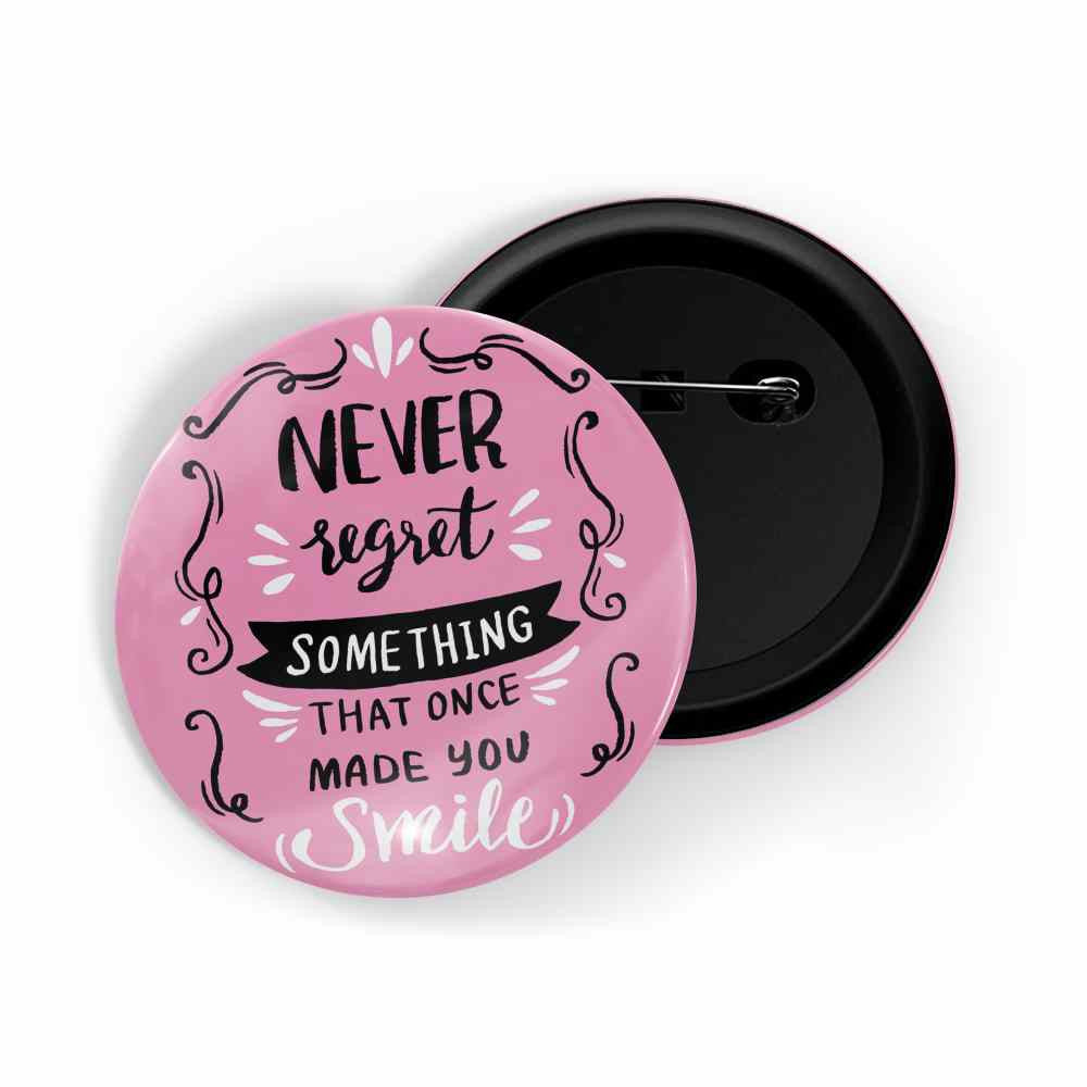dhcrafts Round Pin Badges Black Color Keep Fit With Cross-fit Start Now Glossy Finish Design Pack of 1 (58mm) (58mm)