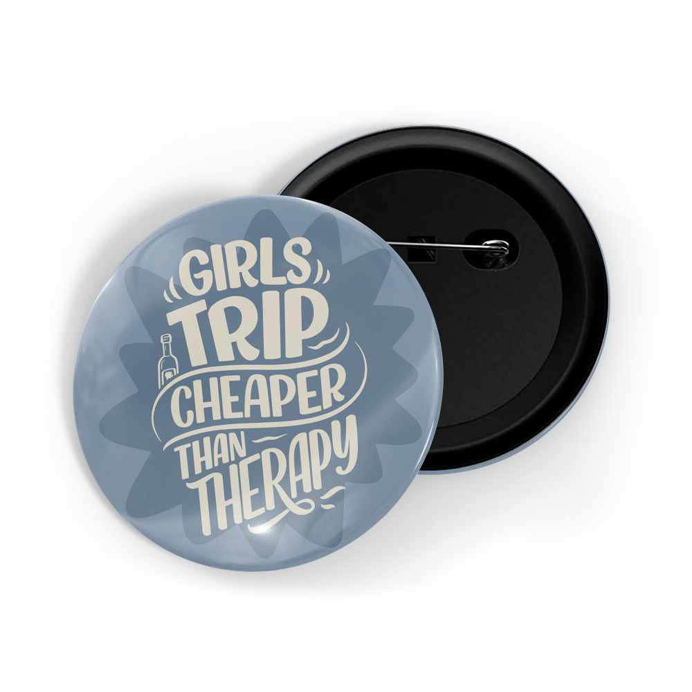 dhcrafts Round Pin Badges Black Color I'm Not Perfect I'm Original Glossy Finish Design Pack of 1 (58mm) (58mm)