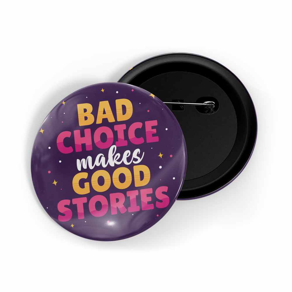 dhcrafts Round Pin Badges Blue Color Success Is A Series Of Small Things Glossy Finish Design Pack of 1 (58mm) (58mm)