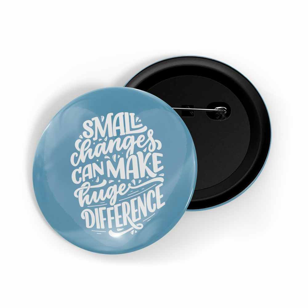 dhcrafts Round Pin Badges Multicolor Color Live Your Life By Compass Not A Clock Glossy Finish Design Pack of 1 (58mm) (58mm)