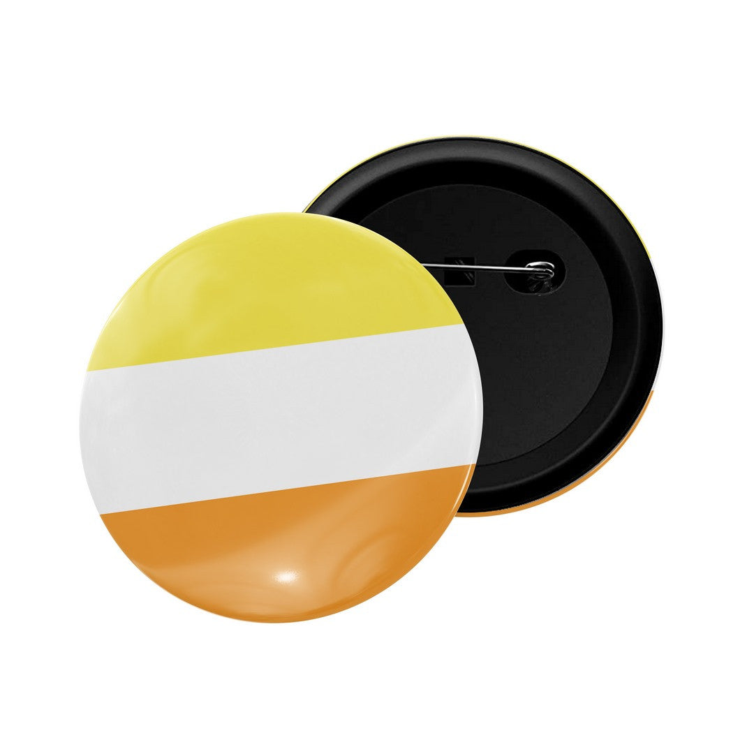 dhcrafts Round Pin Badge Multicolor LGBTQ Flag D28 Glossy Finish Design Pack of 1  (58mm)