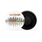 dhcrafts Fridge Magnet White Color Bahrain Glossy Finish Design Pack of 1