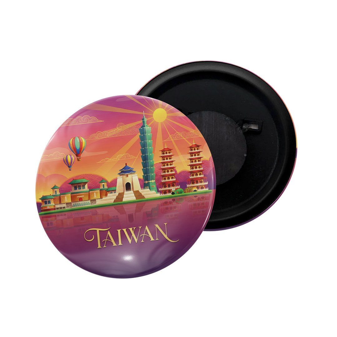 dhcrafts Fridge Magnet Blue Color Taiwan Glossy Finish Design Pack of 1