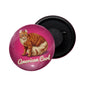 dhcrafts Fridge Magnet Red Color American Curl Pet Cat Glossy Finish Design Pack of 1