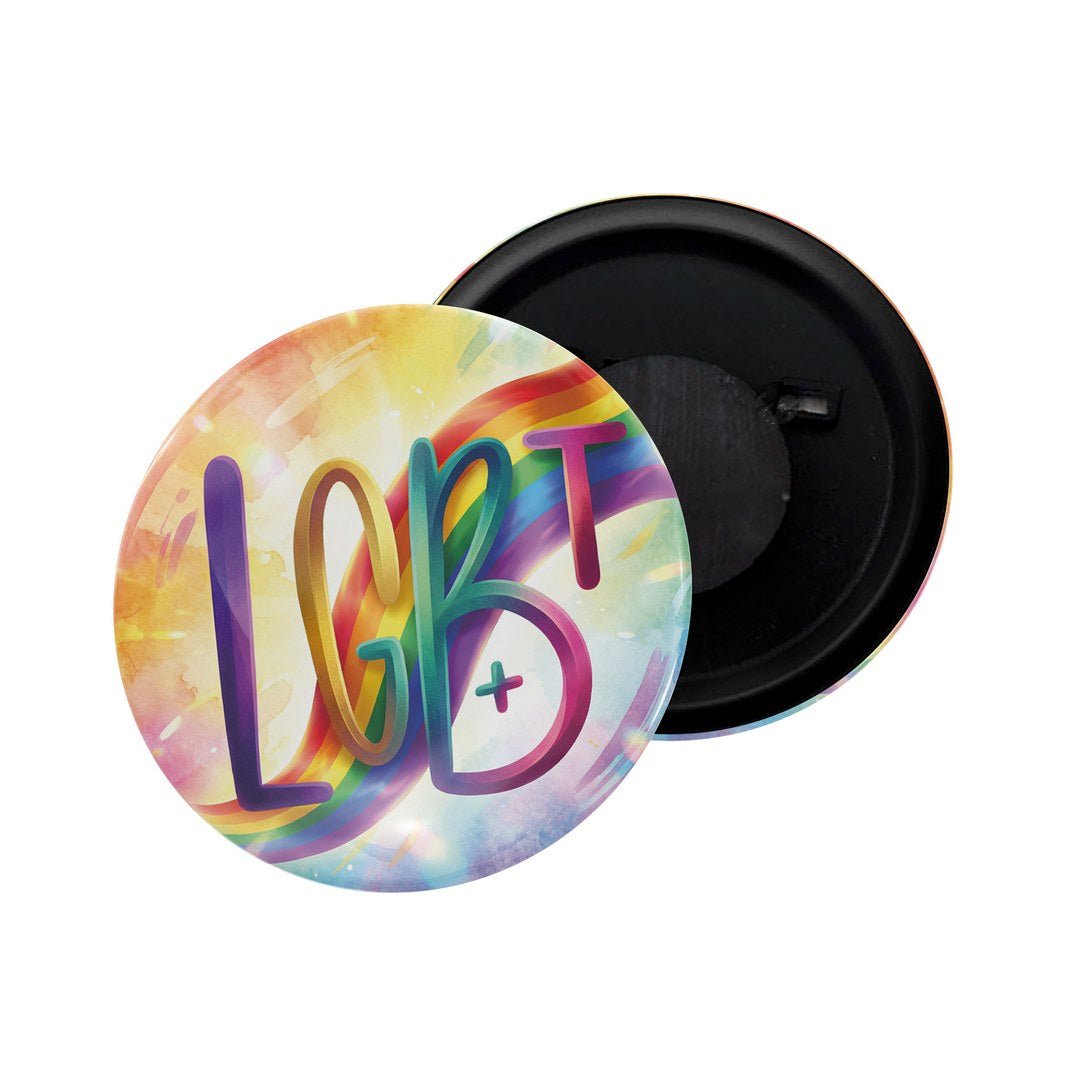 dhcrafts Fridge Magnet White Color LGBTQ D15 Glossy Finish Design Pack of 1