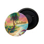 dhcrafts Fridge Magnet Multicolor Bahamas D1 Glossy Finish Design Pack of 1