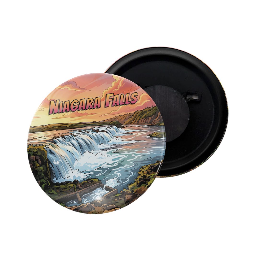 dhcrafts Fridge Magnet Multicolor Niagara Falls D2 Glossy Finish Design Pack of 1