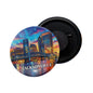 dhcrafts Fridge Magnet Multicolor Jacksonville Florida D2 Glossy Finish Design Pack of 1