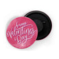 dhcrafts Fridge Magnet Pink Valentine's Day D1 Glossy Finish Design Pack of 1