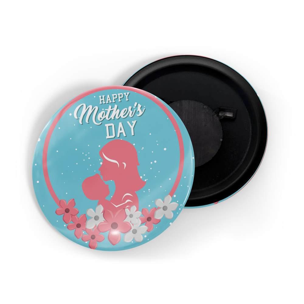 dhcrafts Fridge Magnet Blue Mother's Day D2 Glossy Finish Design Pack of 1