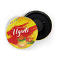 dhcrafts Fridge Magnet Multicolor Ugadi D5 Glossy Finish Design Pack of 1