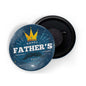 dhcrafts Fridge Magnet Blue Father's Day D1 Glossy Finish Design Pack of 1