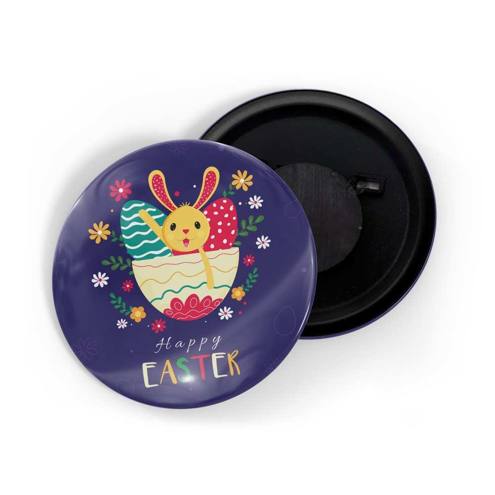 dhcrafts Fridge Magnet Blue Easter D2 Glossy Finish Design Pack of 1