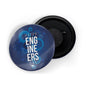 dhcrafts Fridge Magnet Blue Engineer's Day D4 Glossy Finish Design Pack of 1