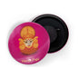 dhcrafts Fridge Magnet Pink Durga Puja D2 Glossy Finish Design Pack of 1