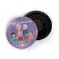 dhcrafts Fridge Magnet Purple Grandparents Day September 13 D2 Glossy Finish Design Pack of 1