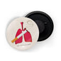 dhcrafts Fridge Magnet Multicolor No Tobaco Day D1 Glossy Finish Design Pack of 1