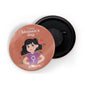 dhcrafts Fridge Magnet Brown Women's Day D1 Glossy Finish Design Pack of 1