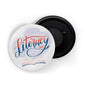 dhcrafts Fridge Magnet White Literacy Day Glossy Finish Design Pack of 1