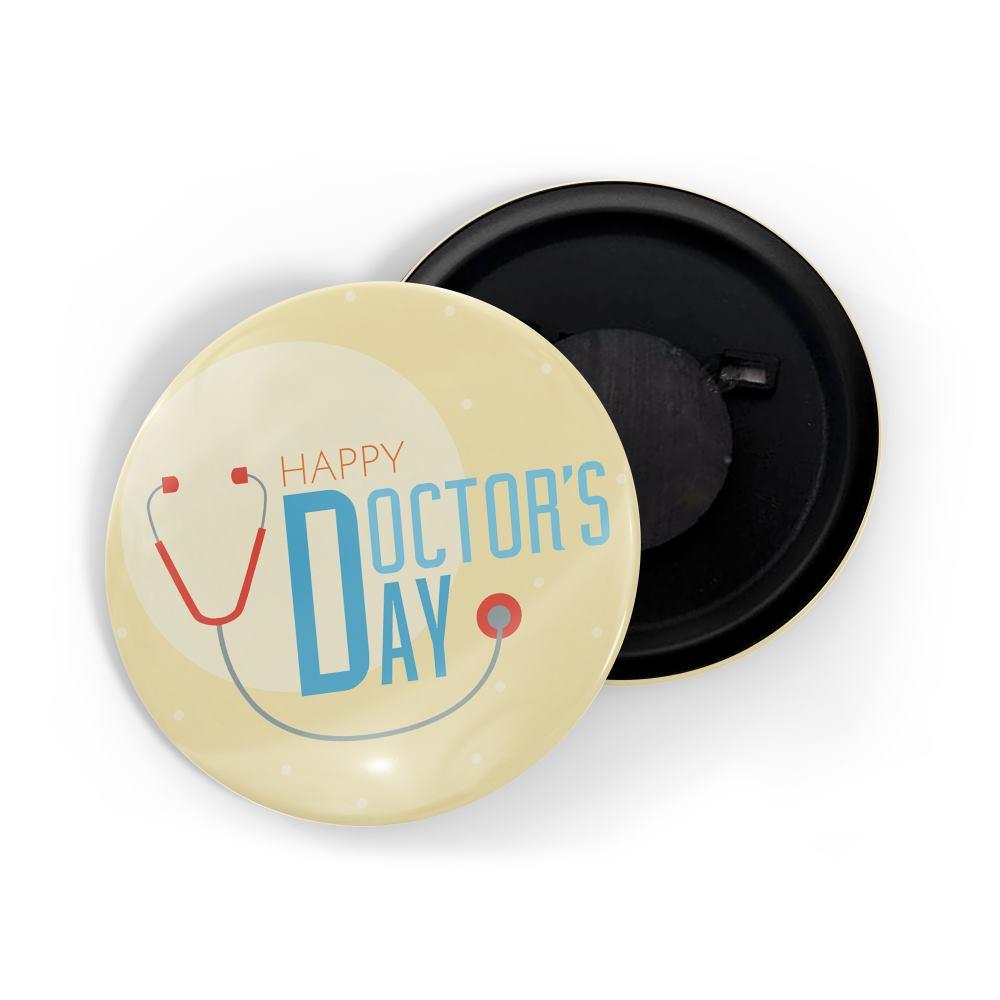 dhcrafts Fridge Magnet Multicolor Doctor's Day D1 Glossy Finish Design Pack of 1