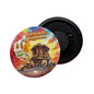dhcrafts Fridge Magnet Multicolor Karnataka Rajyotsava Glossy Finish Design Pack of 1