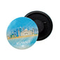 dhcrafts Fridge Magnet Multicolor Kuwait D3 Glossy Finish Design Pack of 1