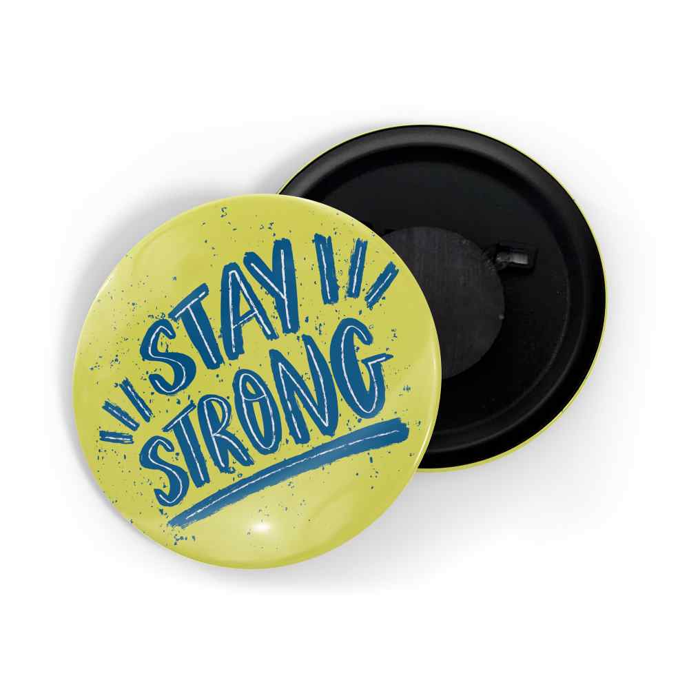 dhcrafts Fridge Magnet Yellow Stay Strong Glossy Finish Design Pack of 1