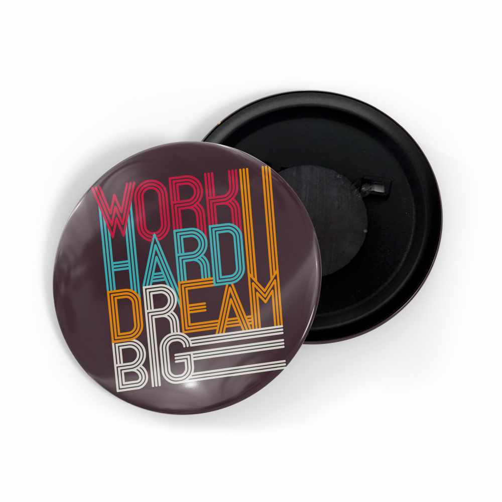 dhcrafts Fridge Magnet Brown Present Glossy Finish Design Pack of 1