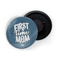 dhcrafts Fridge Magnet Blue First-time Mom Glossy Finish Design Pack of 1