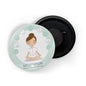 dhcrafts Fridge Magnet Green Meditation Peace Love And Harmony D10 Glossy Finish Design Pack of 1