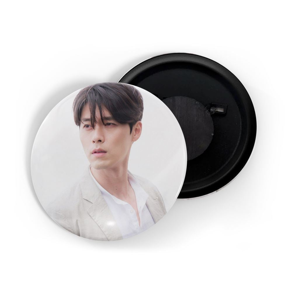 dhcrafts Fridge Magnet K-Drama Korean Actor Multicolour Hyun Bin D3 Glossy Finish Design Pack of 1