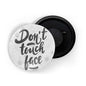 dhcrafts Fridge Magnet Covid White Don't Touch Face coronavirus Covid 19 pandemic positive quote Glossy Finish Design Pack of 1
