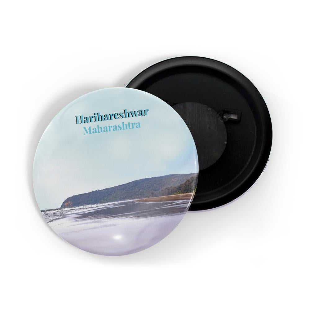 dhcrafts Fridge Magnet Multicolor Maharastra Harihareshwar Glossy Finish Design Pack of 1