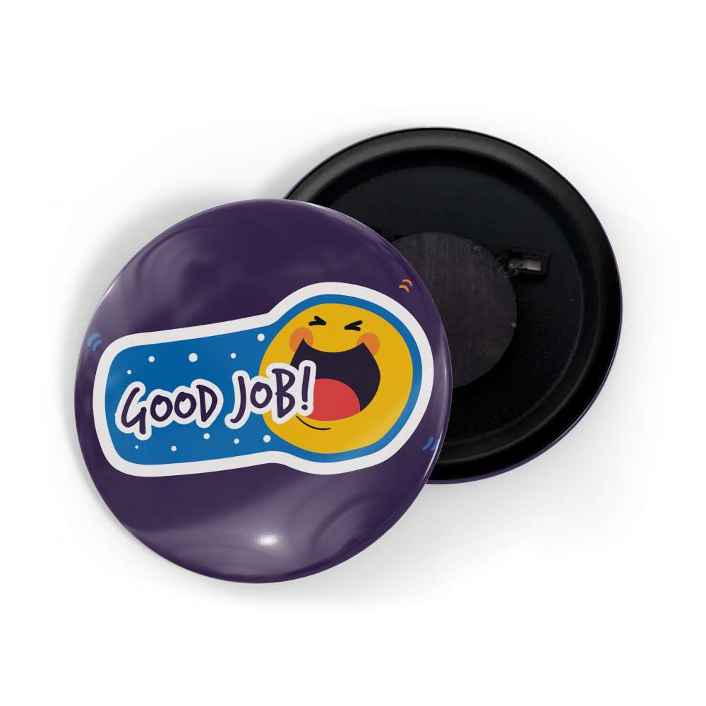 dhcrafts Fridge Magnet Purple Positive Quote Good Job Glossy Finish Design Pack of 1