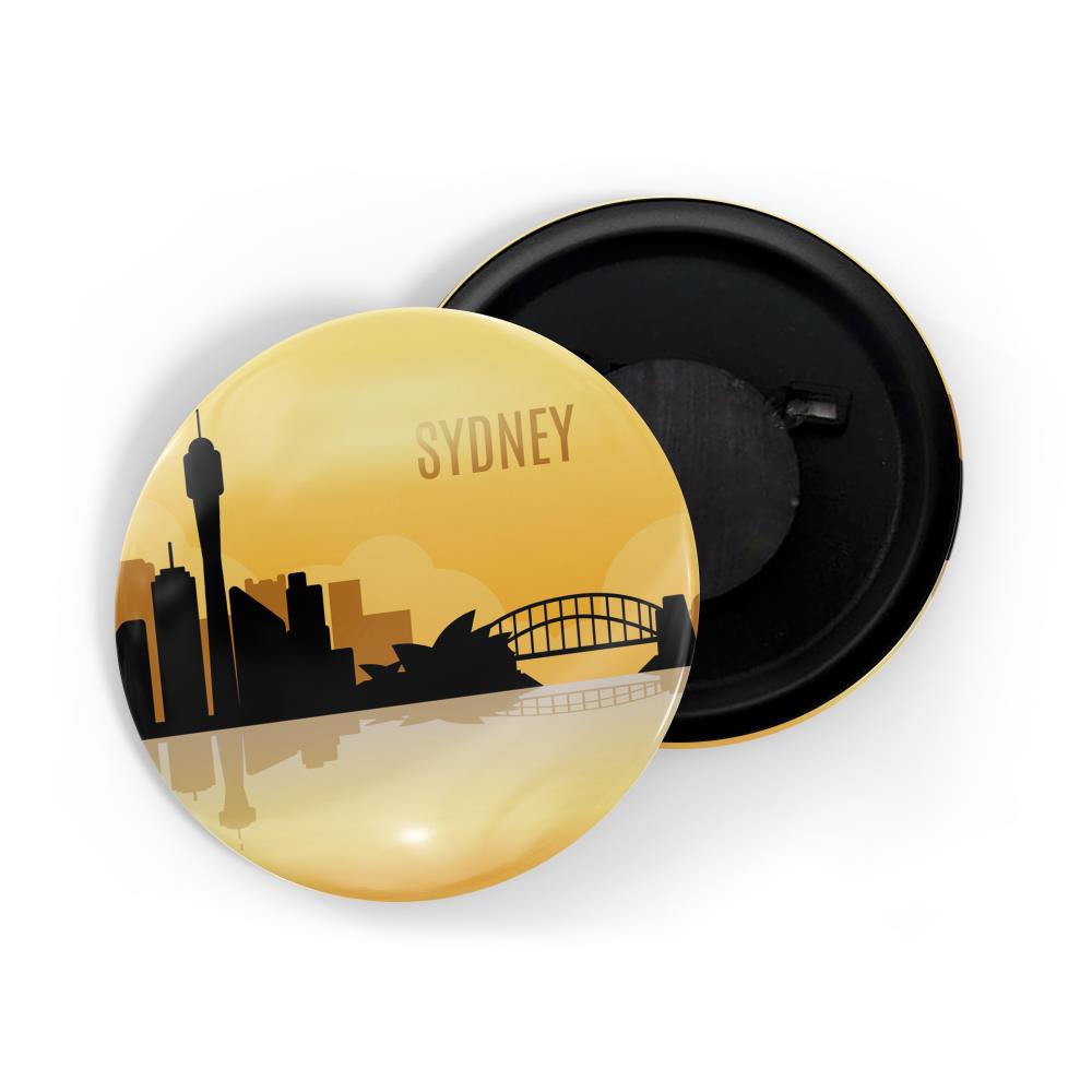 dhcrafts Fridge Magnet Multicolor Famous Tourist Place Sydney D1 Glossy Finish Design Pack of 1