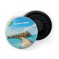 dhcrafts Fridge Magnet Multicolor Famous Tourist Place Maldives Island Glossy Finish Design Pack of 1