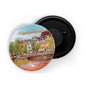 dhcrafts Fridge Magnet Multicolor Famous Tourist Place Amsterdam Glossy Finish Design Pack of 1