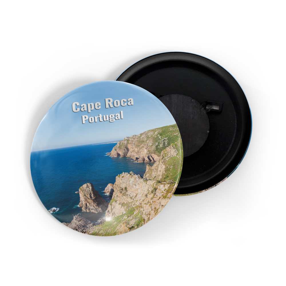 dhcrafts Fridge Magnet Multicolor Famous Tourist Place Cape Roca Portugal Glossy Finish Design Pack of 1