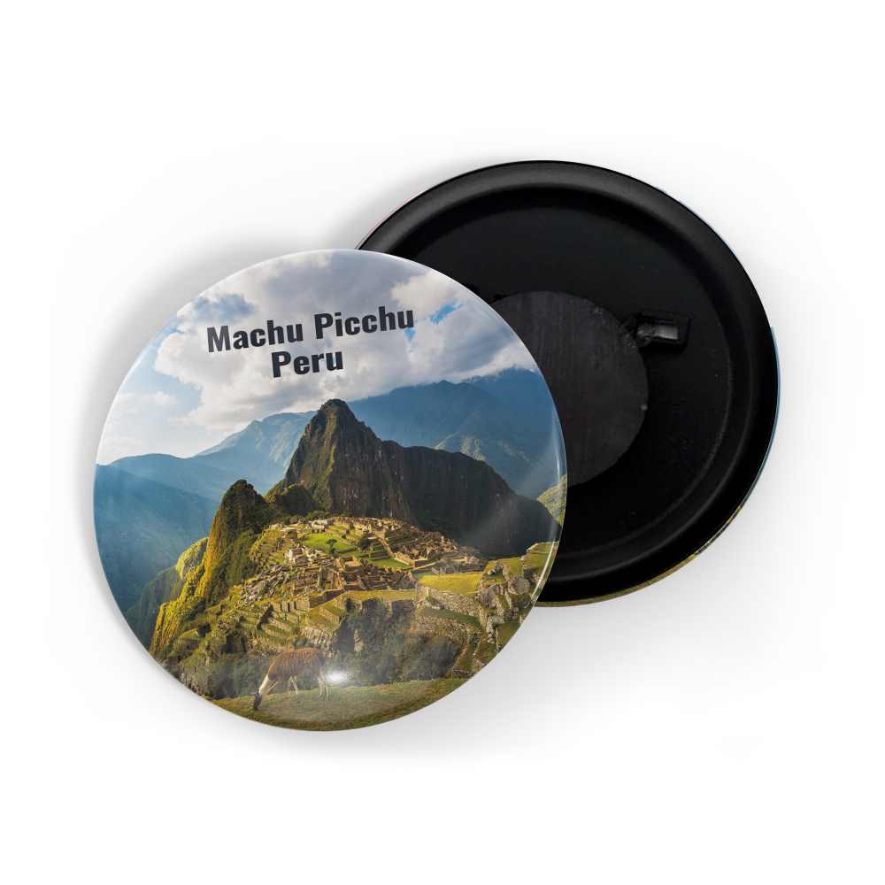 dhcrafts Fridge Magnet Multicolor Famous Tourist Place Machu Picchu Peru D2 Glossy Finish Design Pack of 1