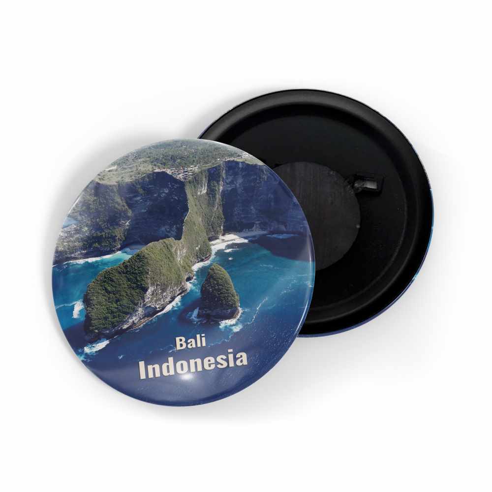 dhcrafts Fridge Magnet Multicolor Famous Tourist Place Bali Indonesia Glossy Finish Design Pack of 1