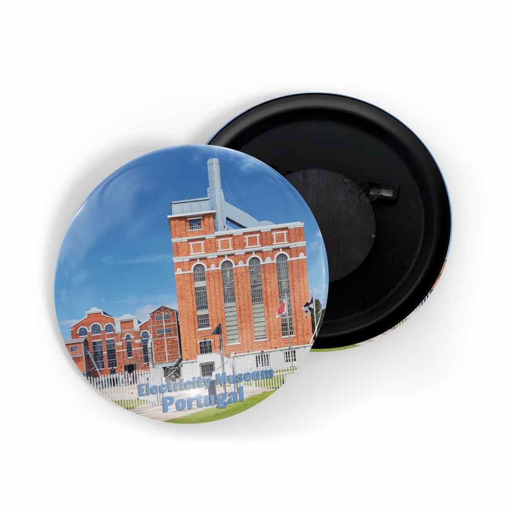 dhcrafts Fridge Magnet Multicolor Famous Tourist Place Electricity Museum Portugal Glossy Finish Design Pack of 1