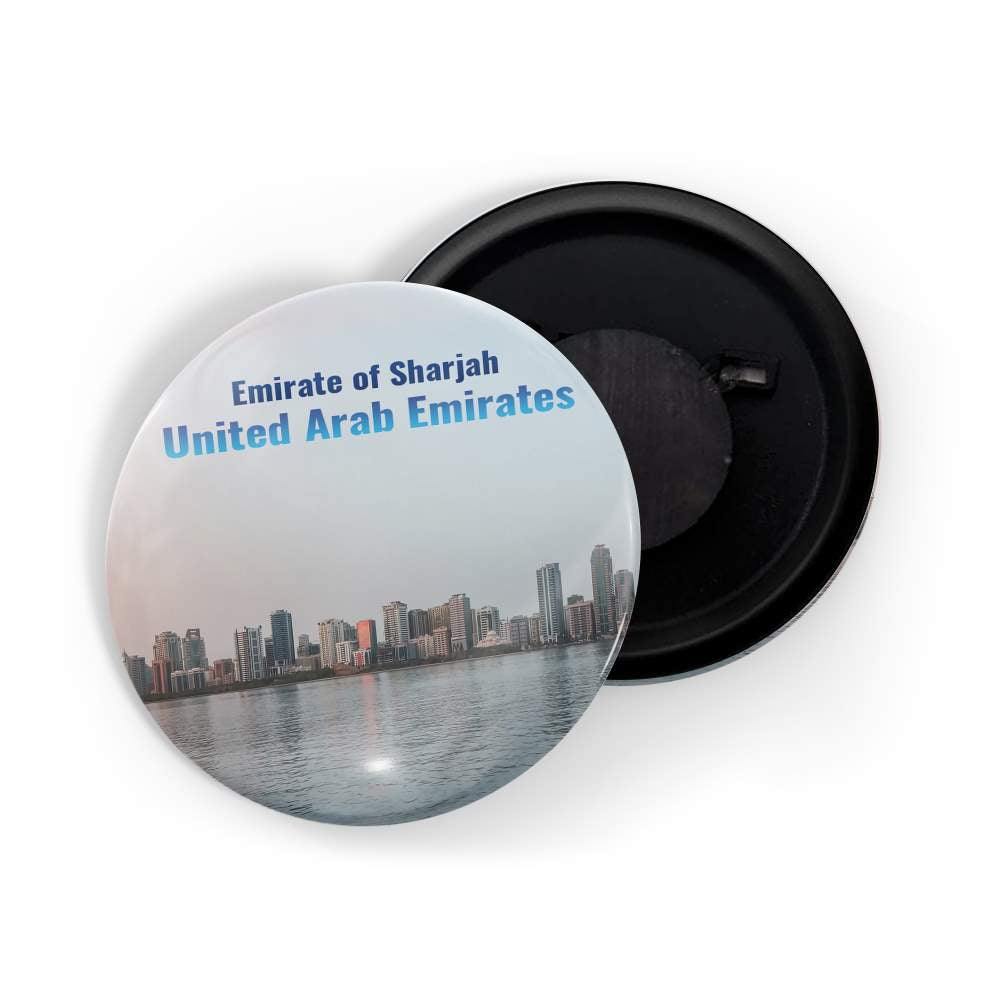 dhcrafts Fridge Magnet Multicolor Famous Tourist Place Emirate Of Sharjah United Arab Emirates Glossy Finish Design Pack of 1